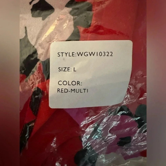 41 Hawthorn Red Floral Sleeveless Summer Top NWT - Picture 8 of 8